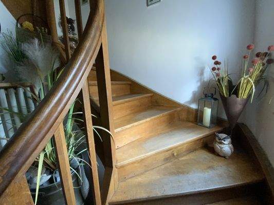 Treppe ins Dachgeschoss