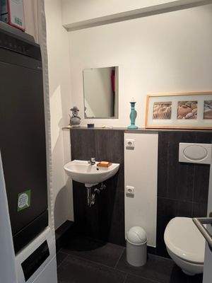 Gäste-WC mit Waschmasch.-Anschluß - EG