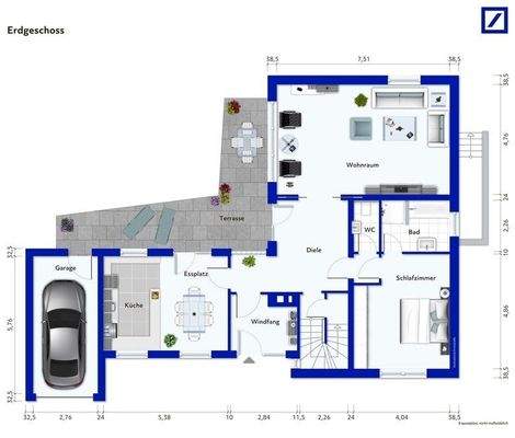 Grundriss Erdgeschoss