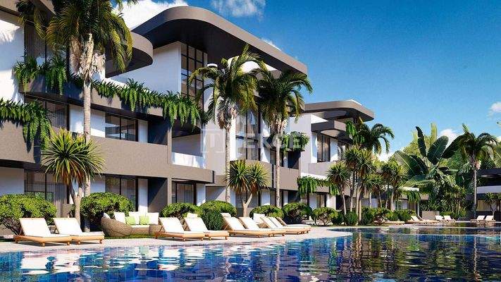 Apartments for Sale in Advanced Complex in North Cyprus Yeniboğaziçi