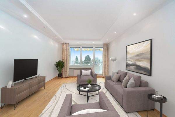 virtual Staging - Wohnzimmer