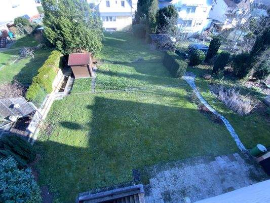 Blick vom DG in den Garen