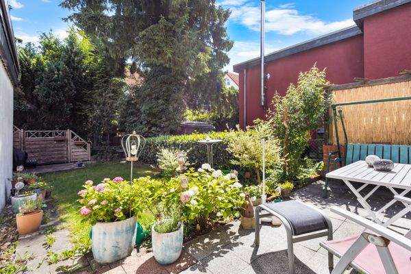 Garten, vermietete Fläche