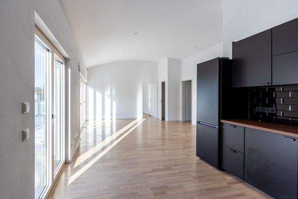 Wohnbereich und Küche