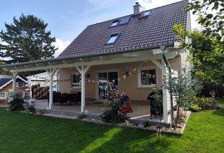 Terrasse Gartenblick