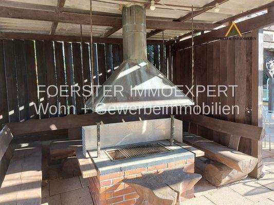 überdachter Grillplatz