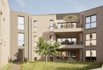 Visualisierung Außenansicht - Innenhof