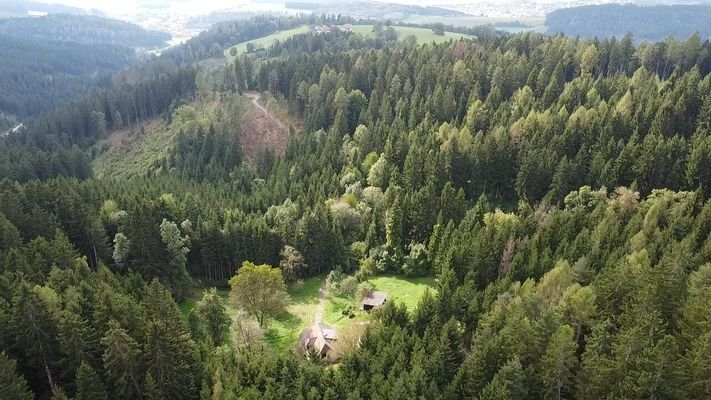 Blickrichtung vom Haus