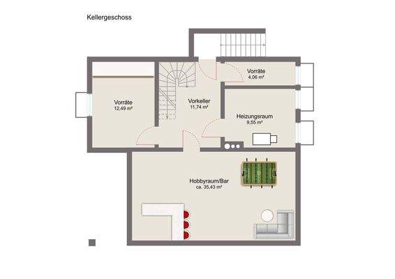 Grundriss Kellergeschoss