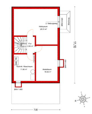 Grundriss Untergeschoss