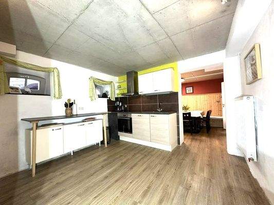 Gemeinschaftsküche im Untergeschoss