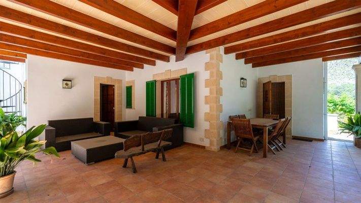 Cala Sant Vicenç Mallorca Landgut zum Verkauf Terrasse BHHS-BAL-0306