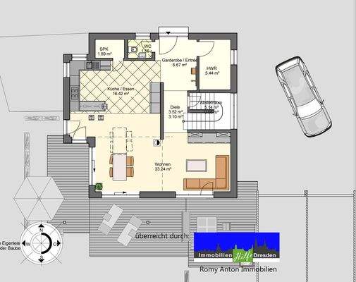 Grundrissbeispiel EG