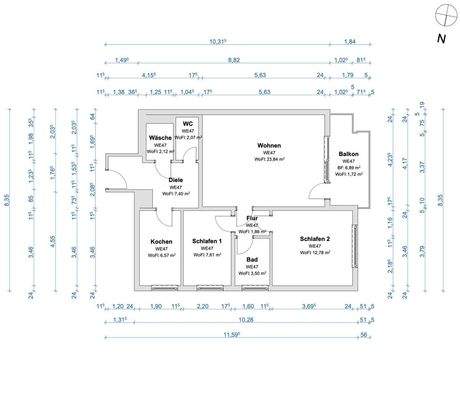 S&P | Grundriss 13. OG