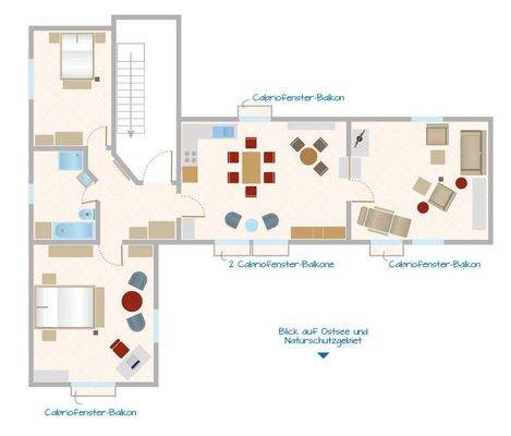 Grundriss W 9 Haus Südstrand Göhren