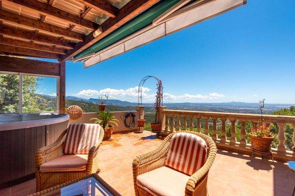 Überdachte Terrasse