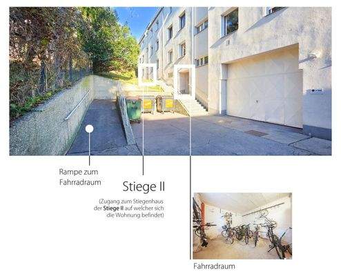 Zugang & Fahrradraum