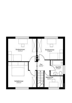 Grundriss Obergeschoss
