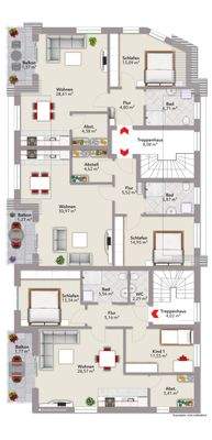 Grundriss Obergeschoss