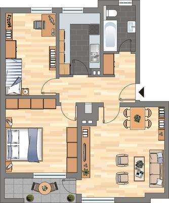 Beowulfsweg 2 - 1. OG rechts