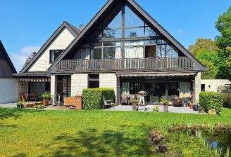 Rückansicht mit Garten