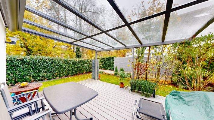 Terrasse in Süd Westausrichtung