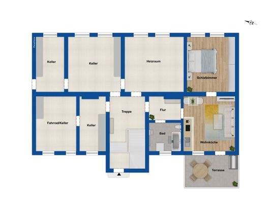 Grundriss Souterrain