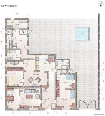 Orangeriestr.2 Wohnbereich