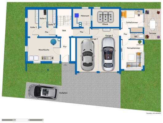 Grundriss Gartengeschoss