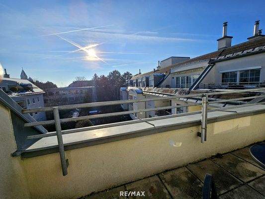 Terrasse vom Wohnzimmer begehbar