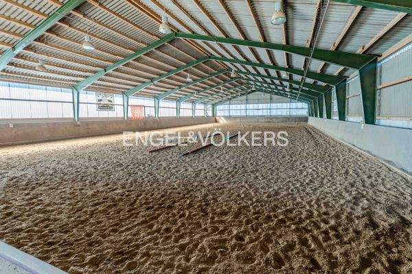 Reithalle mit Tribühne