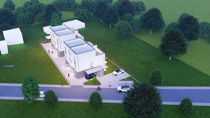 schöne Formen von oben - Vogelperspektive Westen