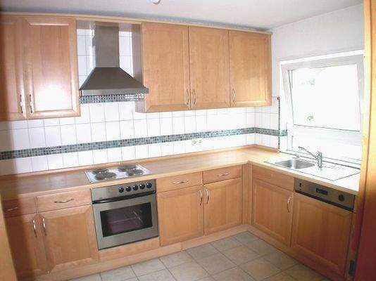 Blick in die Einbauküche