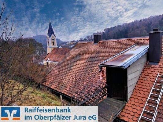 Ausblick vom Gartenbereich