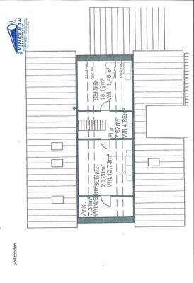 Grundriss Spitzboden