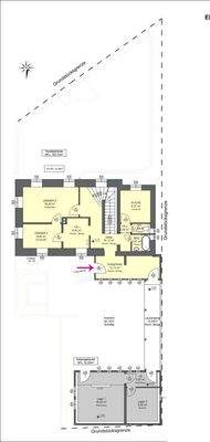 Planskizze Obergeschoß