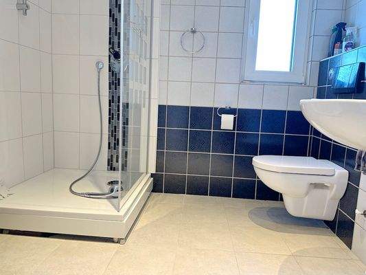 Duschbad - mit Fenster.