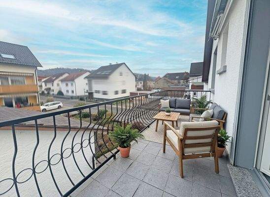 Virtuelles Homestaging Balkon