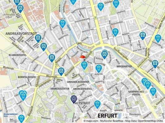 Geolyzer Kartenausschnitt