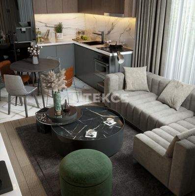 1-Bedroom Apartments in an Investment Project in Antalya Aksu
