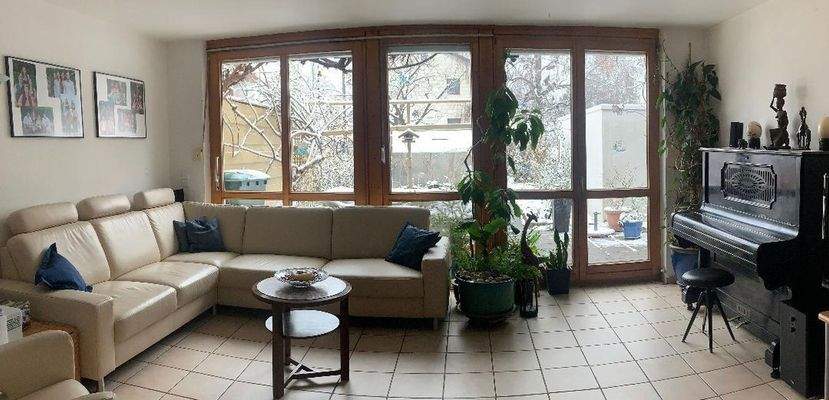 Erdgeschoß Blick in den Garten