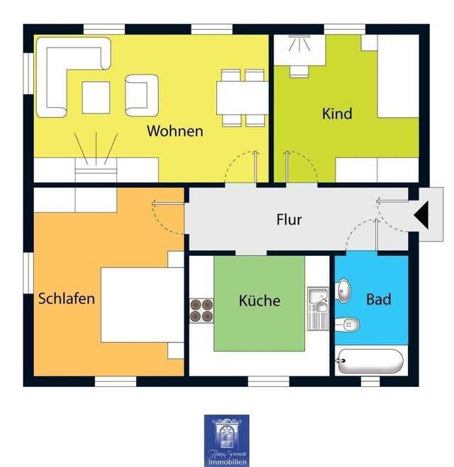 Moderne Wohnung mit Wohnküche und Tageslichtbad mit Wanne! - Photo 4