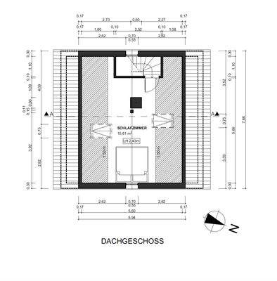 DG - bemaßter Grundriss