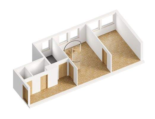 Maisonette Grundriss 1.OG