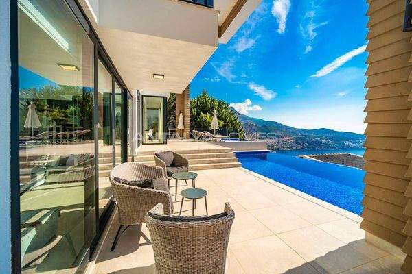 Elegant Villa with Private Pool, Garden and Sea Views in Kalkan
