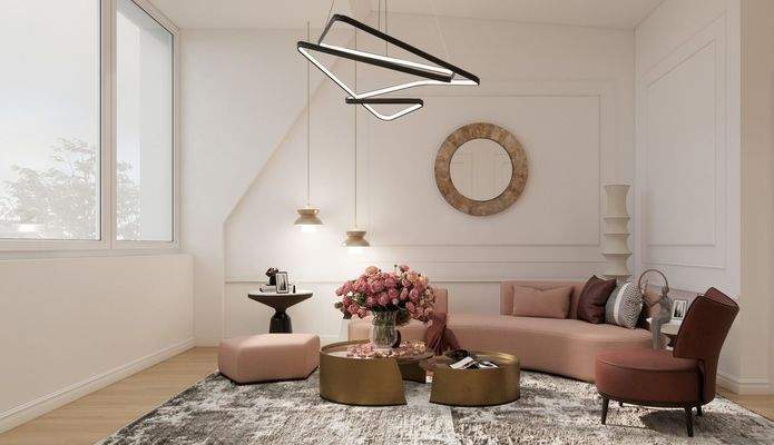 Wohnzimmer - visualisiert