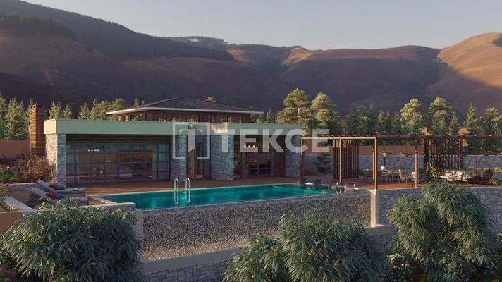 Detached Houses with Unique Sea Views in Bodrum Turgutreis