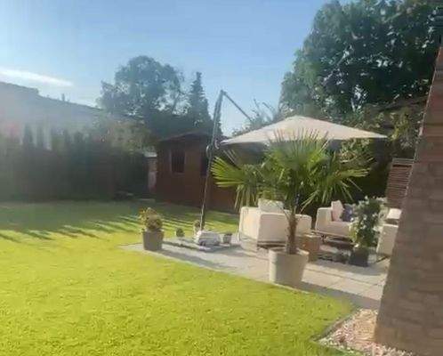 Terrasse am Wohnzimmer