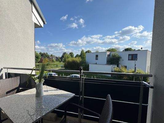 Ausblick vom Balkon