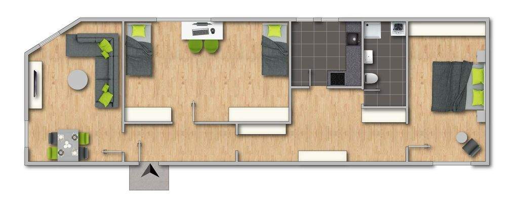 Wohnung Grundriss EG